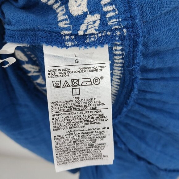 Old Navy Crinkle Crepe Maxi Swing Dress Blue Size Large - Picture 7 of 12